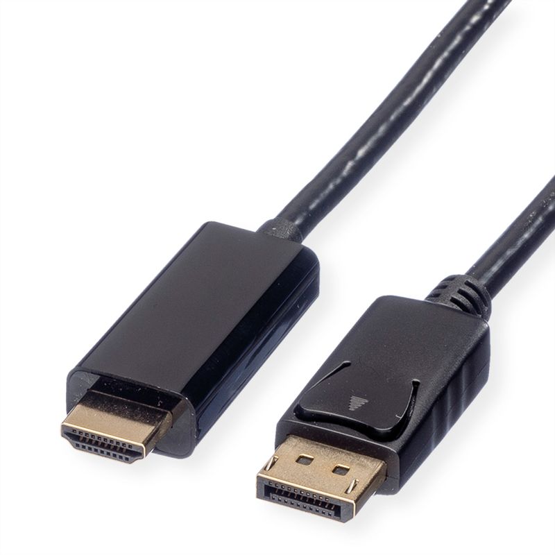 ROLINE DisplayPort Kabel DP - UHDTV, ST/ST, schwarz, 5 m