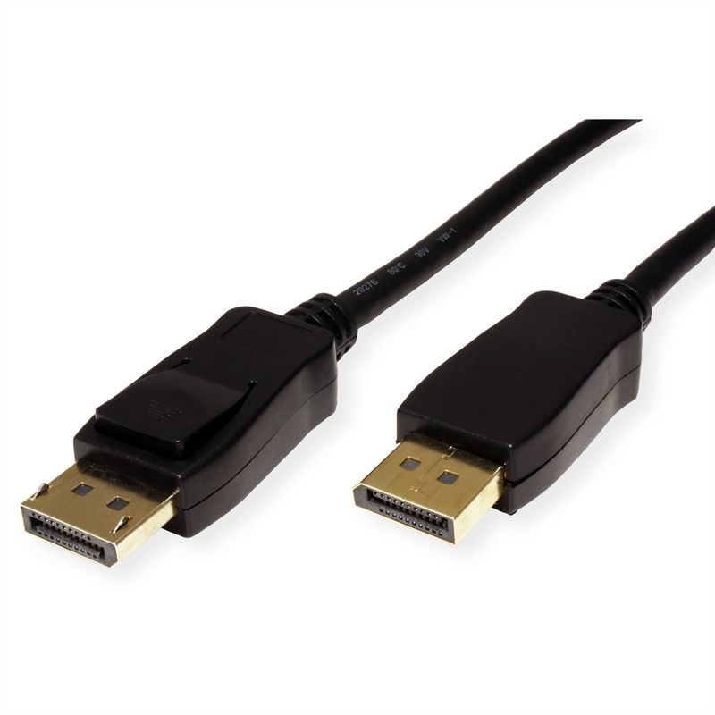 VALUE DisplayPort Kabel, v1.4, DP ST - ST, schwarz, 2 m