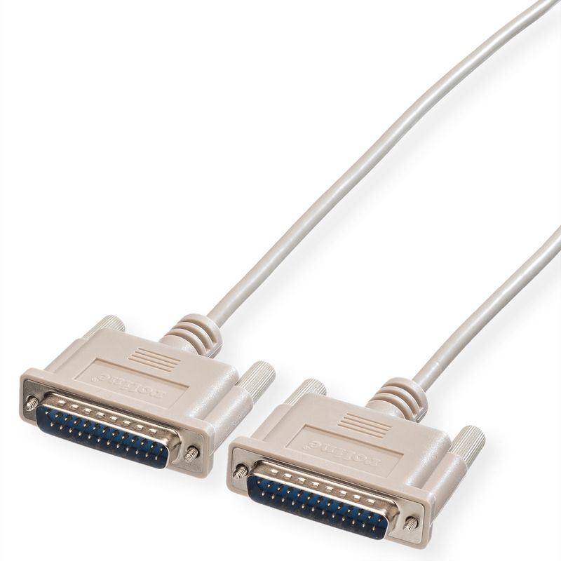 ROLINE RS232 Kabel 25pol. ST-ST, 1,8 m