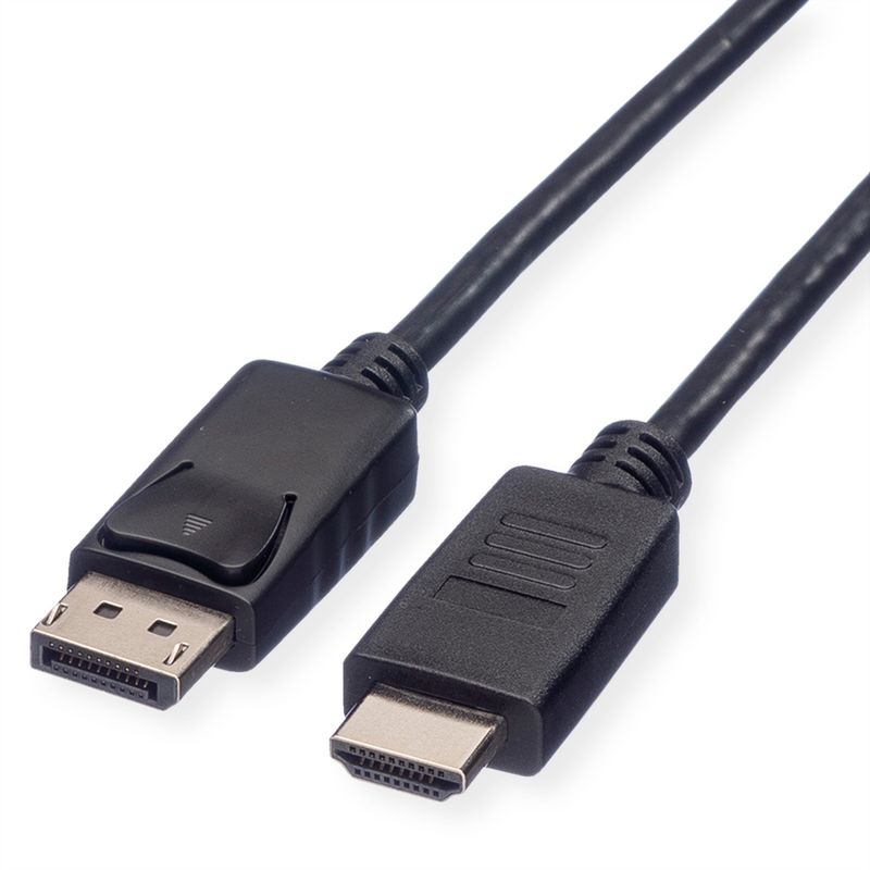 ROLINE GREEN DisplayPort Kabel DP - HDTV, ST/ST, schwarz, 1 m