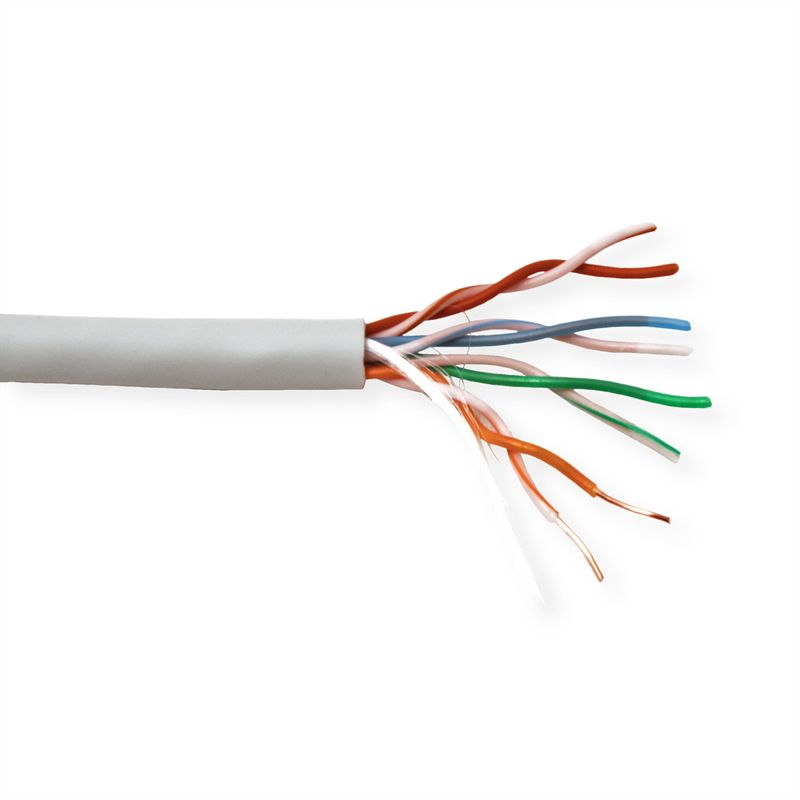VALUE UTP Kabel Kat.5e (Class D), Massivdraht, Eca, grau, 300 m