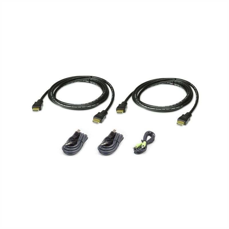 ATEN 2L-7D02UHX5 USB HDMI Dual Display Secure KVM Kabel Set