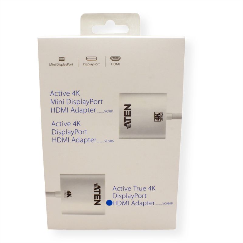 ATEN VC986B DisplayPort to True 4K HDMI Adapter