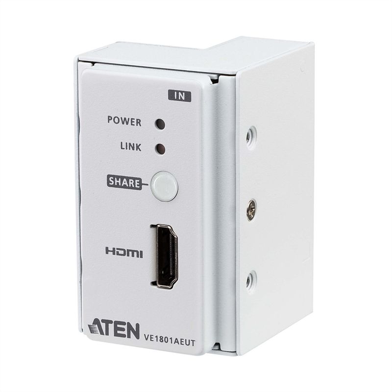ATEN VE1801AEUT HDMI 4K HDBaseT-Lite EU Wandplatte PoH