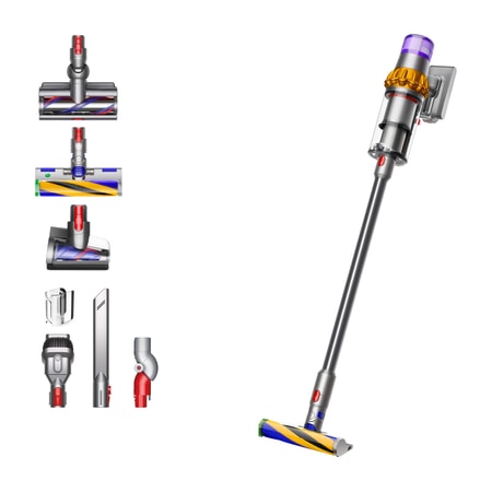 DYSON V15 Detect Absolute Akku-Handstaubsauger mit Stiel (kabellos, beutellos, 660 W)
