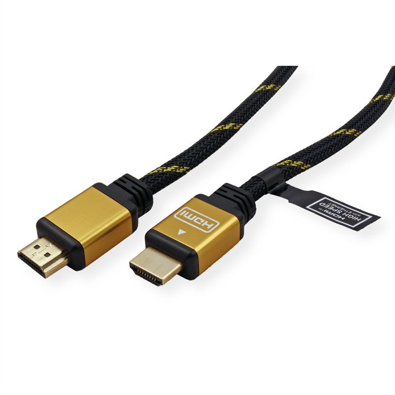 ROLINE GOLD HDMI High Speed Kabel mit Ethernet, 7,5 m