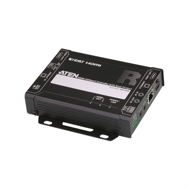 ATEN VE814AR HDMI HDBaseT Empfänger mit zwei Ausgängen (4K bei 100 m)