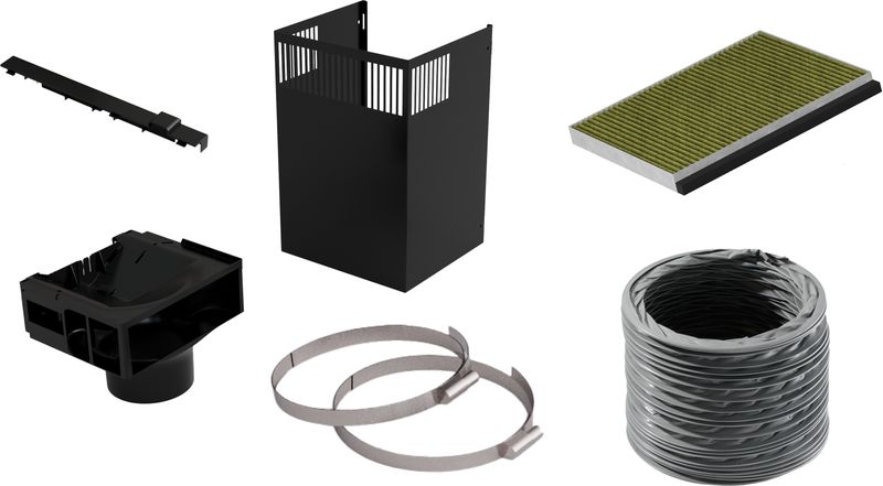Siemens Long-life Clean Air Umluftset, Schwarz, LZ11FBI16, ID LZ11FBI16