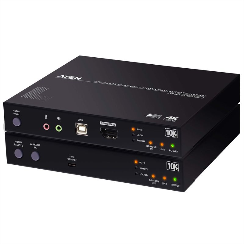 ATEN CE990 USB True 4K DisplayPort/HDMI Optical KVM Extender