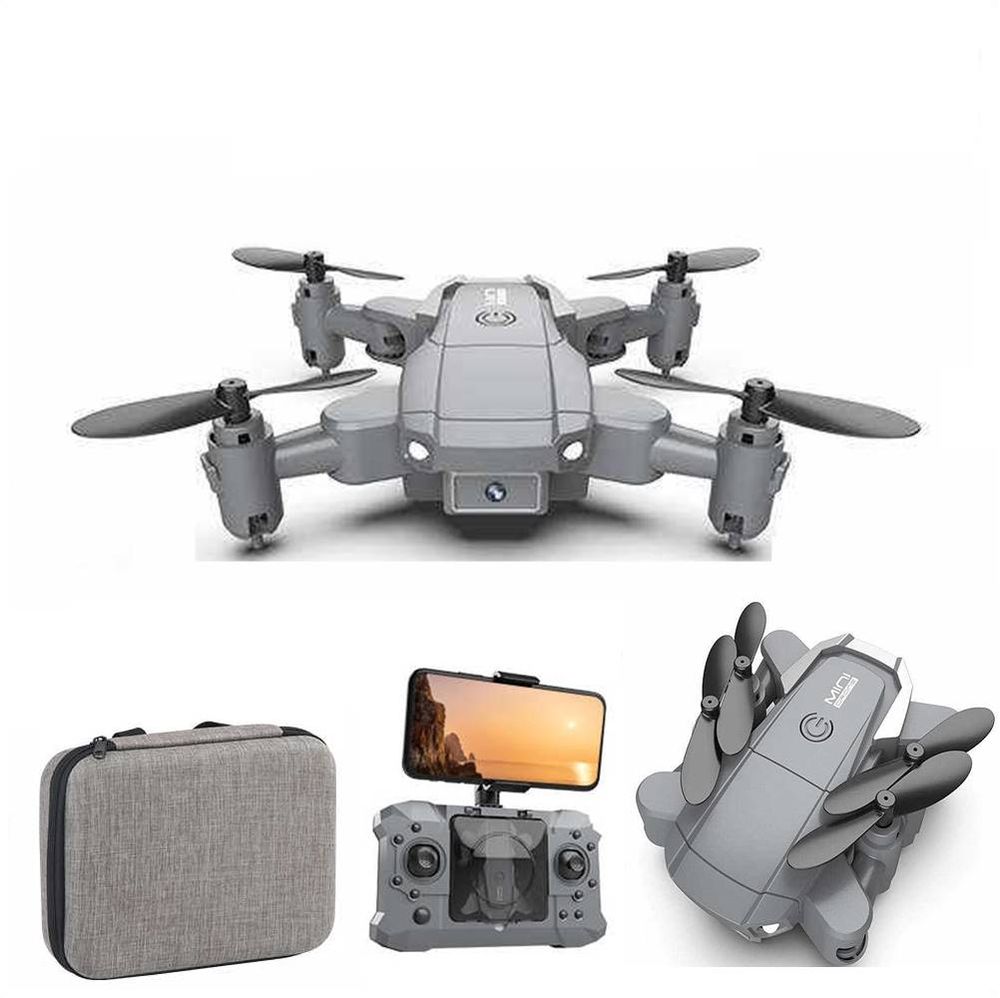 Wifi 4K HD Quadcopter FPV Drohne Smartphone + Steuerung + Halterung + Schutztasche