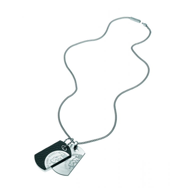 Diesel DX0289040 Halskette Double Dogtags
