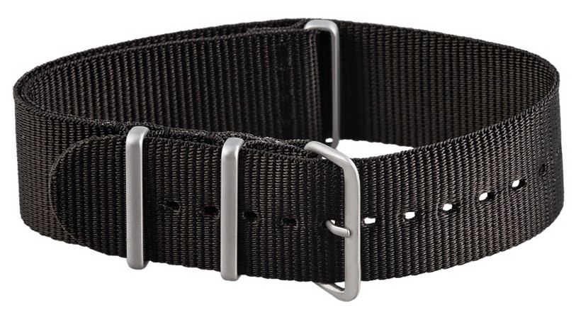 Natoarmband 20mm in schwarz Military Nato Band Nato Uhrenband