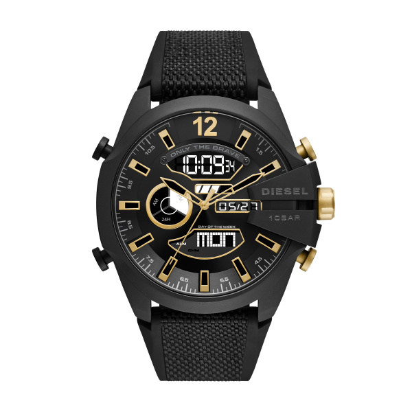 Diesel DZ4552 Mega Chief Black Analog Digital