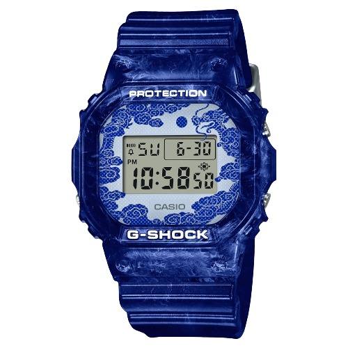 Casio G-Shock DW-5600BWP-2ER Limited Subcrew blue Porcelain