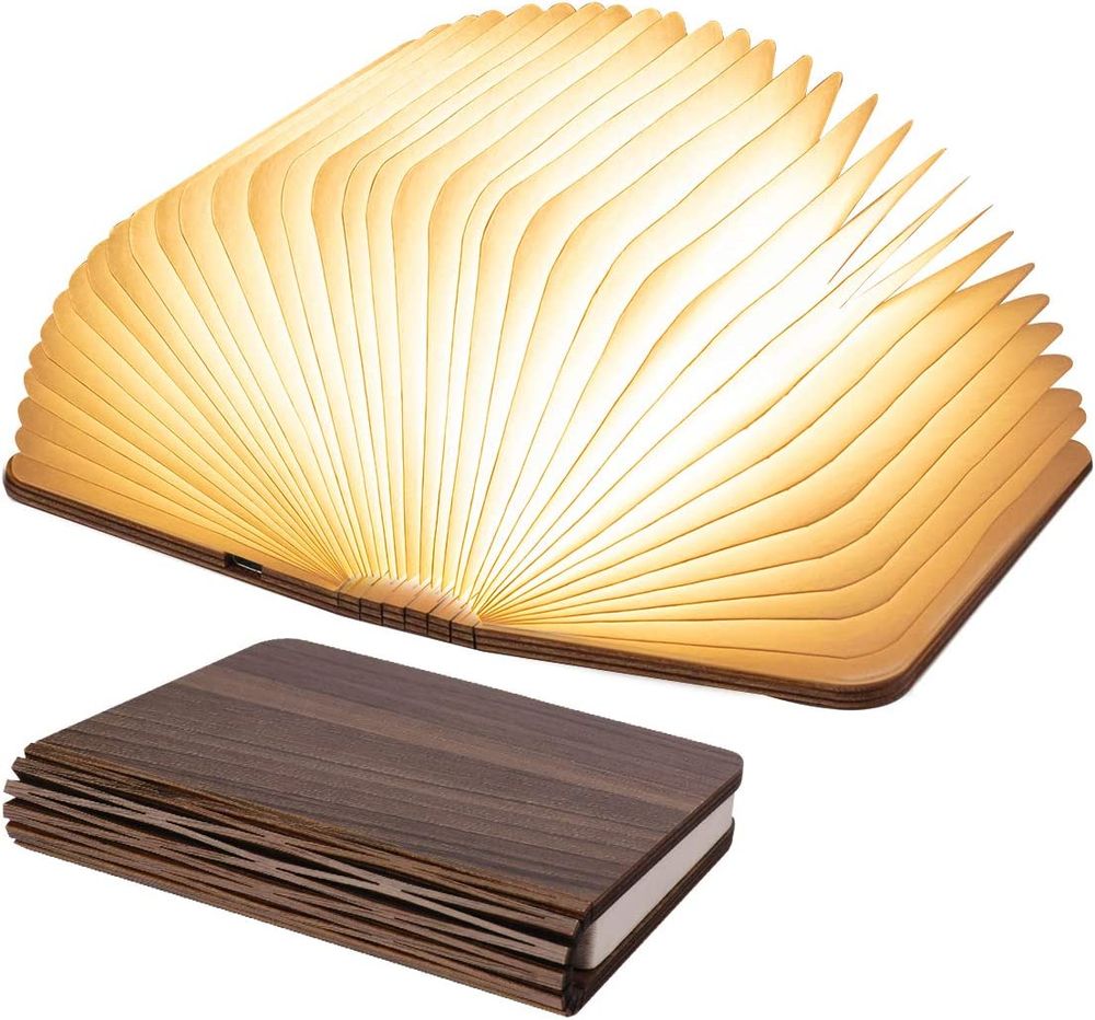 Faltbare Buchlampe Nachtlampe Dekolampe