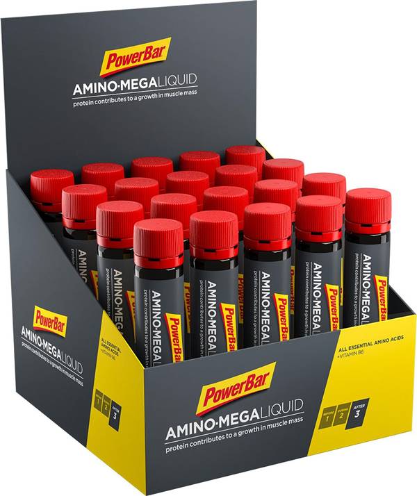 PowerBar Amino Mega Liquid, 20 x 25 ml Ampullen + Vitamin B6
