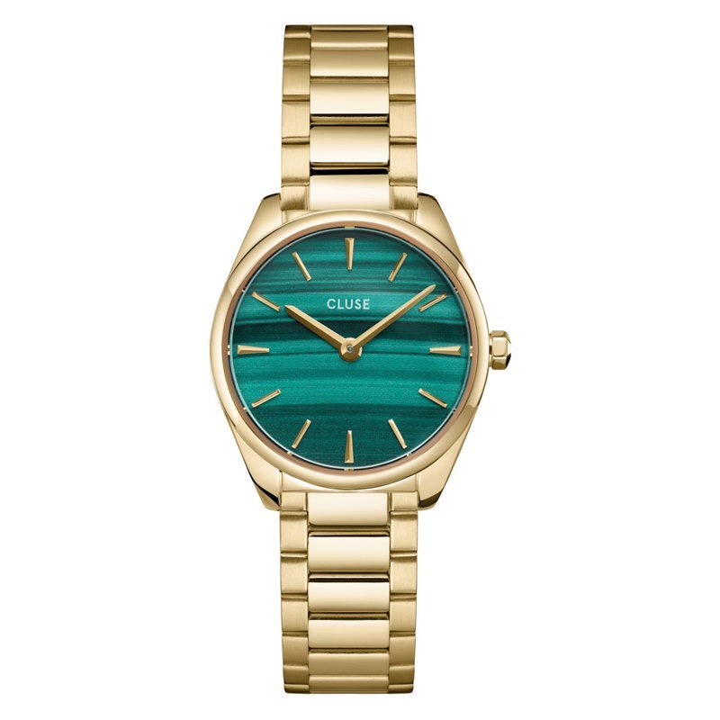 Cluse CW11702 Féroce Mini Steel, Green, Gold Colour