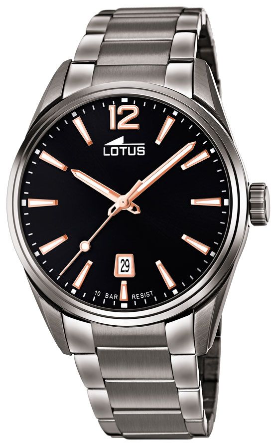 Black Friday Lotus 18684/2 Armbanduhr Edelstahlband Herren
