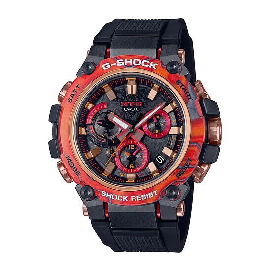 Casio G-Shock MTG-B3000FR-1AER G-Shock G-Steel Chrono Herren Flare Red - 40th Anniversary Limited Edition