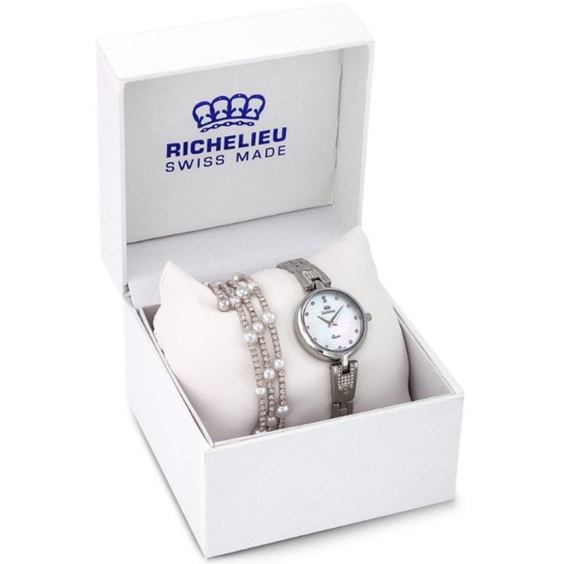 Richelieu Swiss Made 2025M.04.911 Mother Of Pearl Geschenkbox Damen