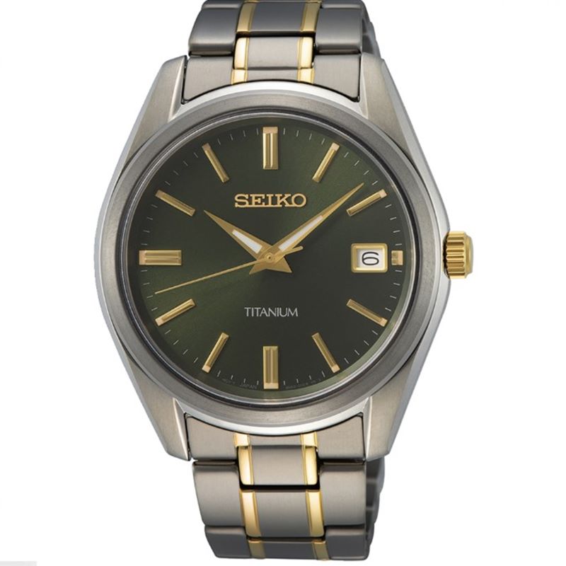 Seiko SUR377P1 Titanium Klassik Herrenuhr