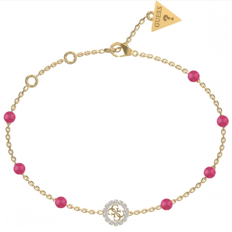 Guess JUBB03074JWYGFCS Natural Stones Damen Armband