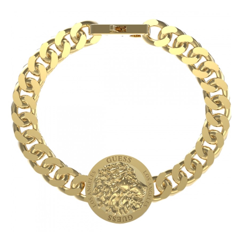 Guess JUMB03008JWYGL Lion King Herren Armband