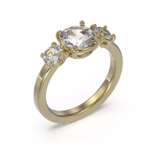 Guess JUBR03178JWYG54 It's Raining Rings Damen Ring 54