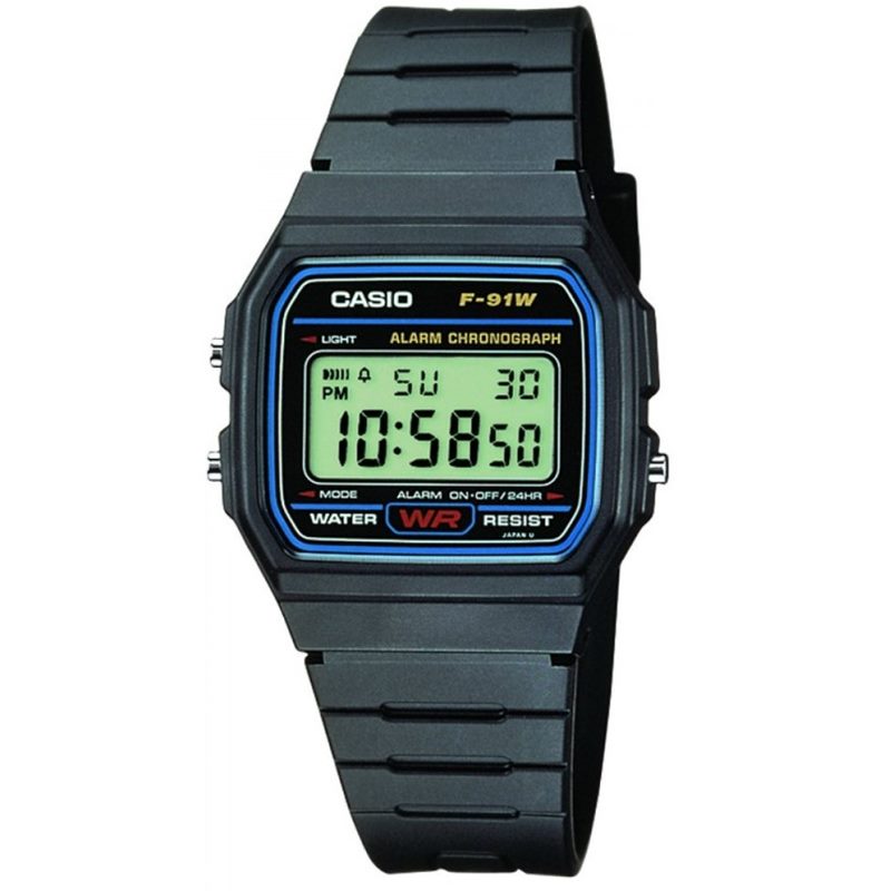 Casio Collection F-91W-1YEG Unisexuhr