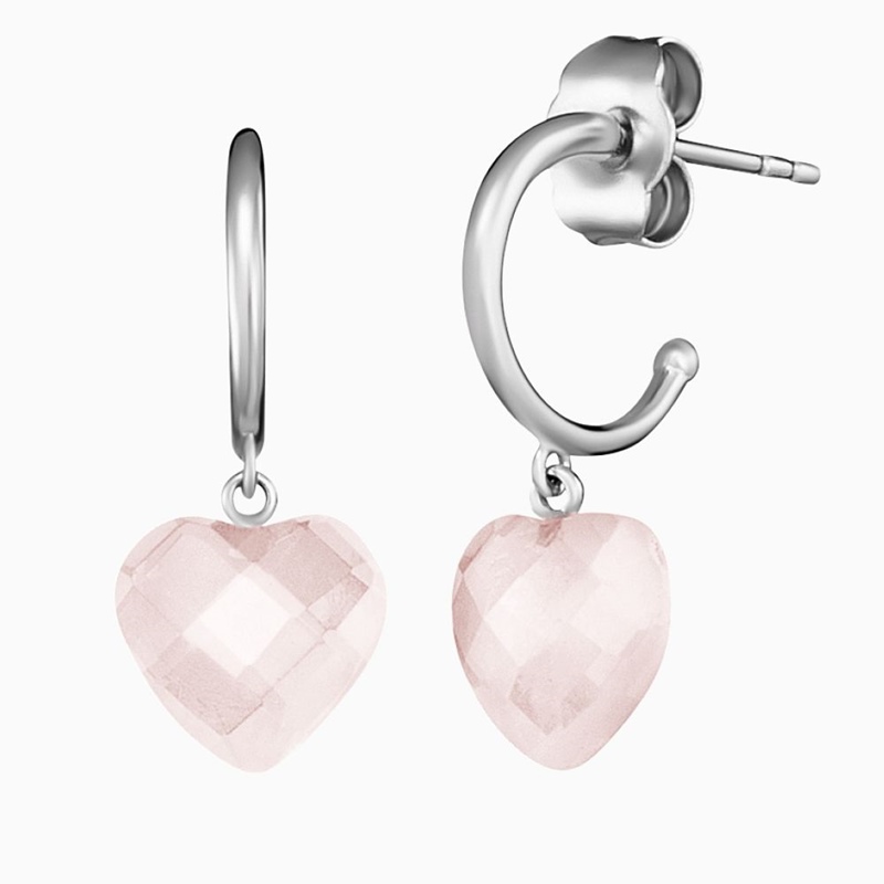 Engelsrufer Powerful Stone ERE-HEART-RQ-CR Ohrringe Damen