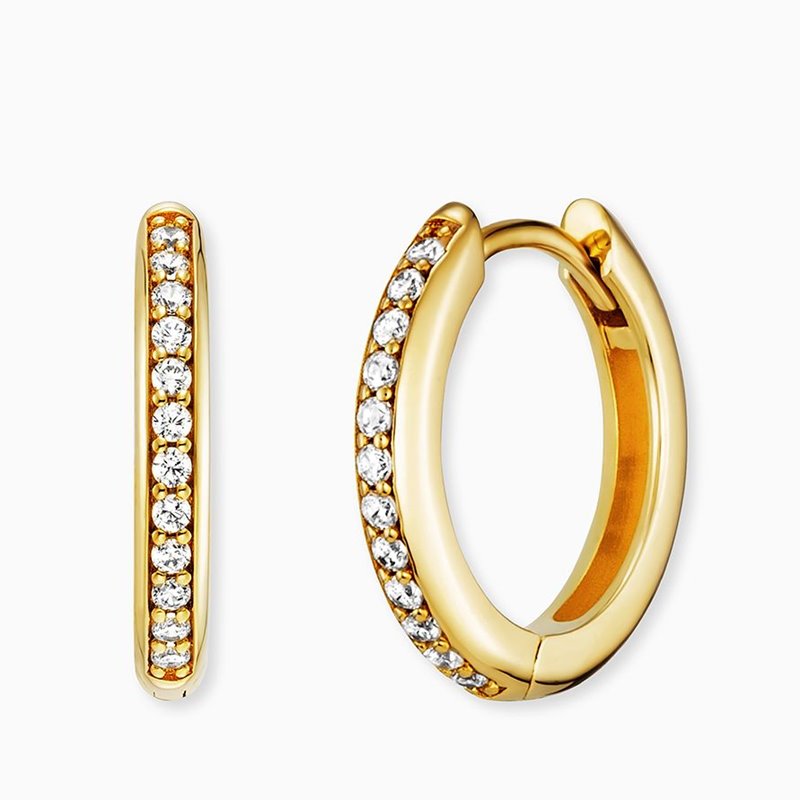 Engelsrufer Creole ERE-LOLA-ZI-G-CR-16 Ohrringe mit Zirkonien Damen