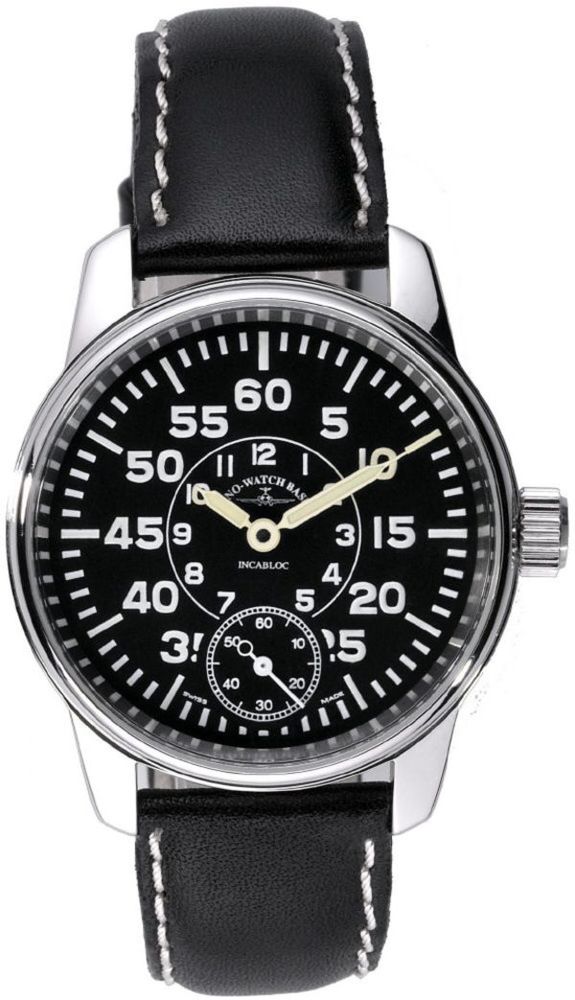 Zeno-Watch Basel Pilot Classic Observer Winder 6558-6OB-a1 Herren