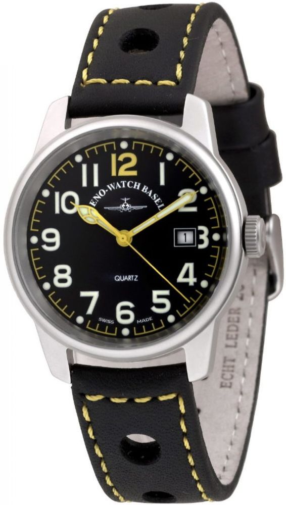 Zeno-Watch Basel Pilot Classic 3315Q-matt-a19 Herren