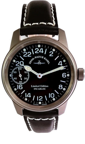 Zeno-Watch Basel Pilot Classic Titanium Winder 7558-9-24-a1 Herren