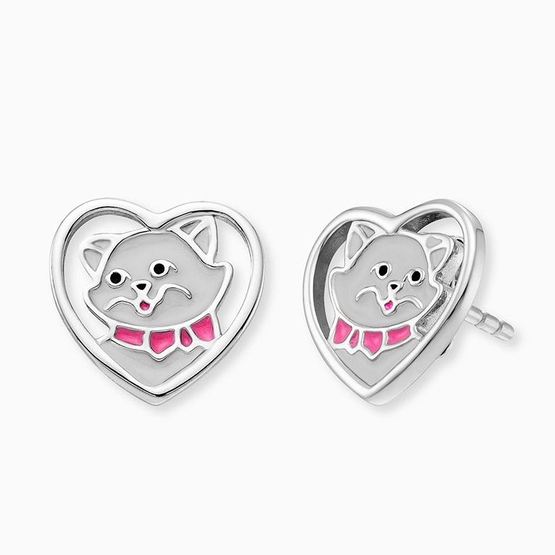 Herzengel HEE-CAT-HEART Kinder Ohrstecker