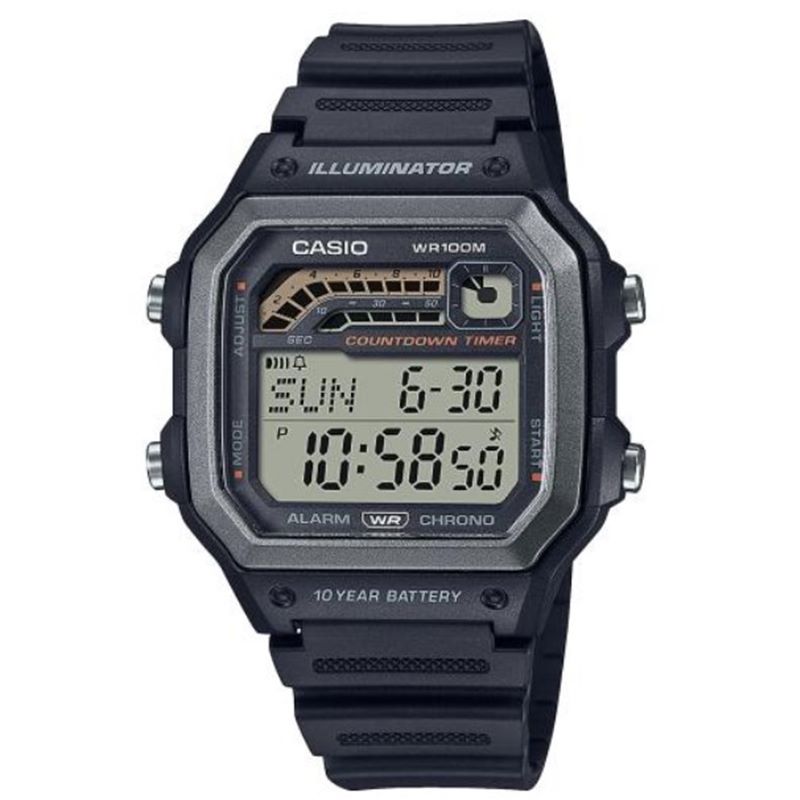 Casio Collection WS-1600H-1AVEF Multi Window Indicator Herrenuhr