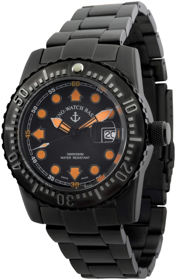 Zeno-Watch Basel Airplane Diver Automatic Points 6349-3-bk-a15M Herren