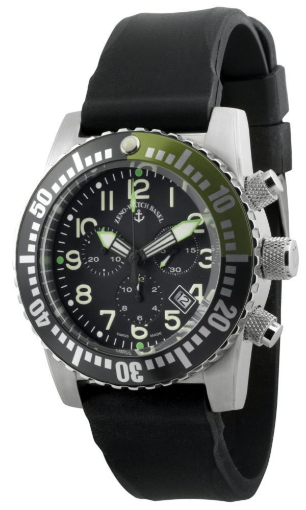 Zeno-Watch Basel Airplane Diver Chronograph 6349Q-Chrono-a1-8 Herren
