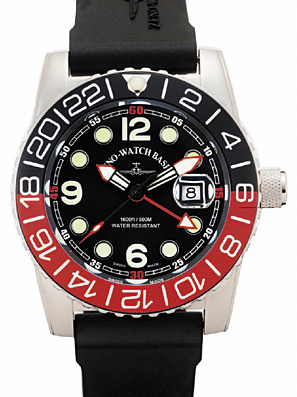 Zeno-Watch Basel Airplane Diver Quartz GMT 6349Q-GMT-a1-7 Herren