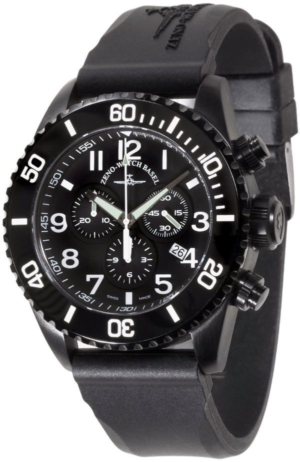 Zeno-Watch Basel Ceramic Sport Chronograph 6492-5030Q-bk-a1 Herren