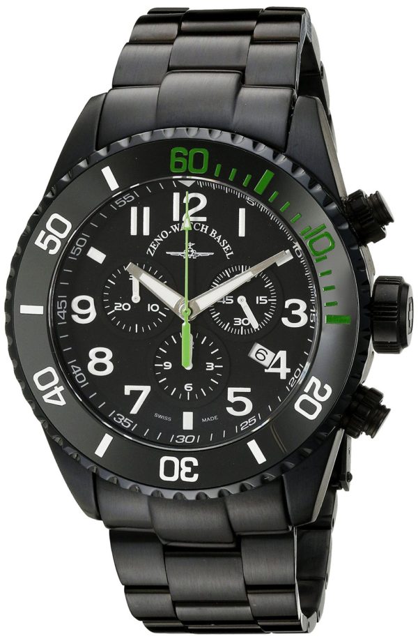 Zeno-Watch Basel Ceramic Sport-Chronograph 6492-5030Q-bk-a1-8M Herren