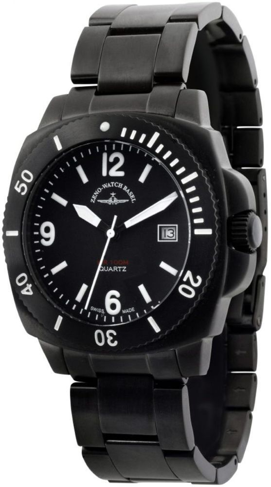 Zeno-Watch Basel Diver Look 440AQ-bk-a1M Herren