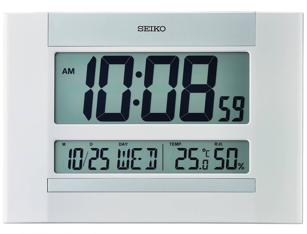Seiko QHL088W LCD-Wecker