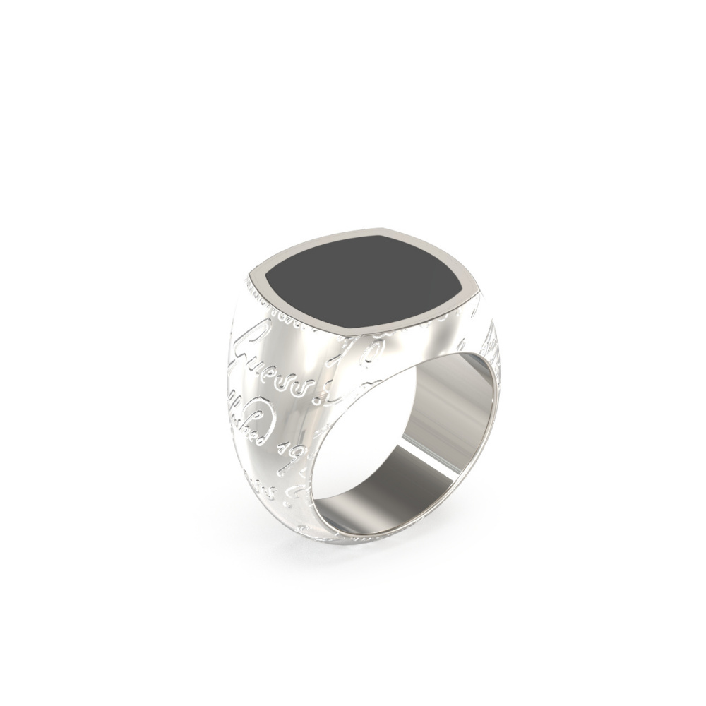Guess JUMR04402JWST66 Inscription Herren Ring