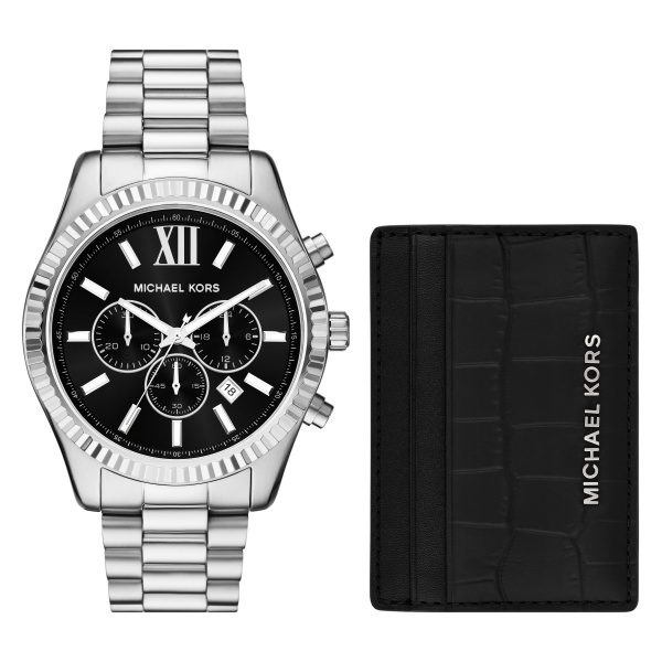 Michael Kors MK1091SET Lexington Herren Uhr & Portemonnaie