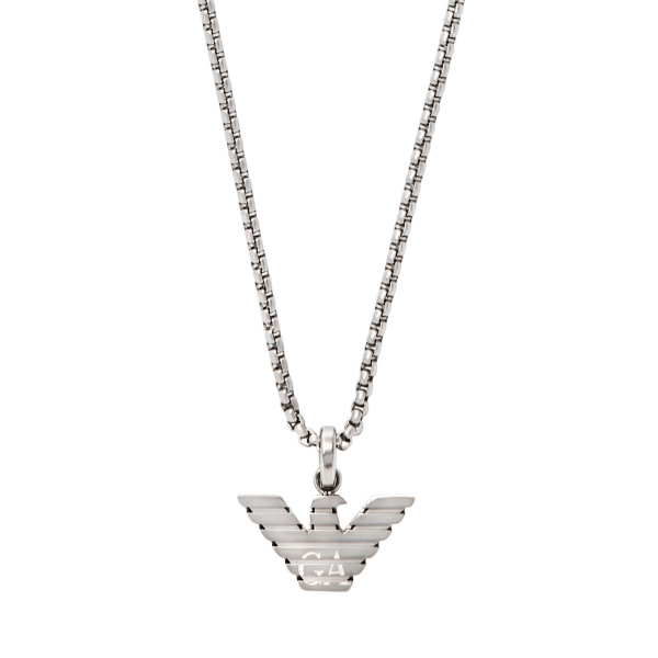 Emporio Armani EGS3169040 Eagle Logo Herren Halskette