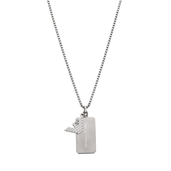 Emporio Armani EGS3167040 Eagle Logo Herren Halskette
