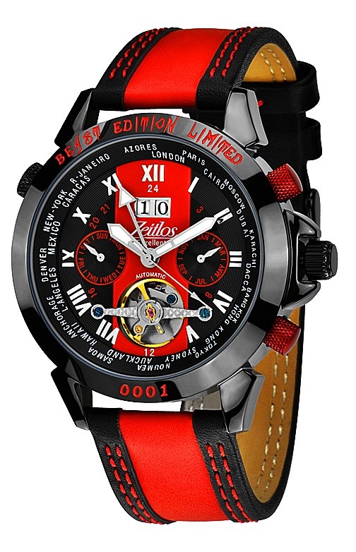 Zeitlos Exzellent GMT Beast Limited Edition Black Referenz ZL-EBE-10 B