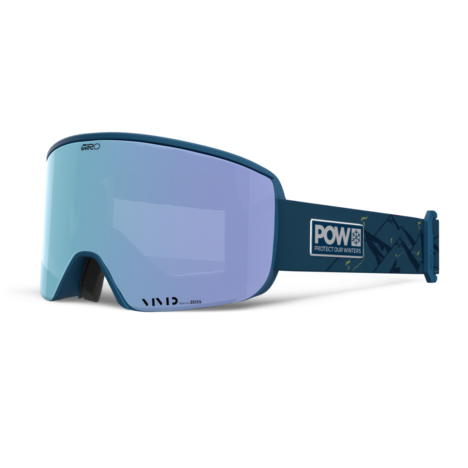 Giro Axis Vivid Goggle Herren blau, Grösse one size