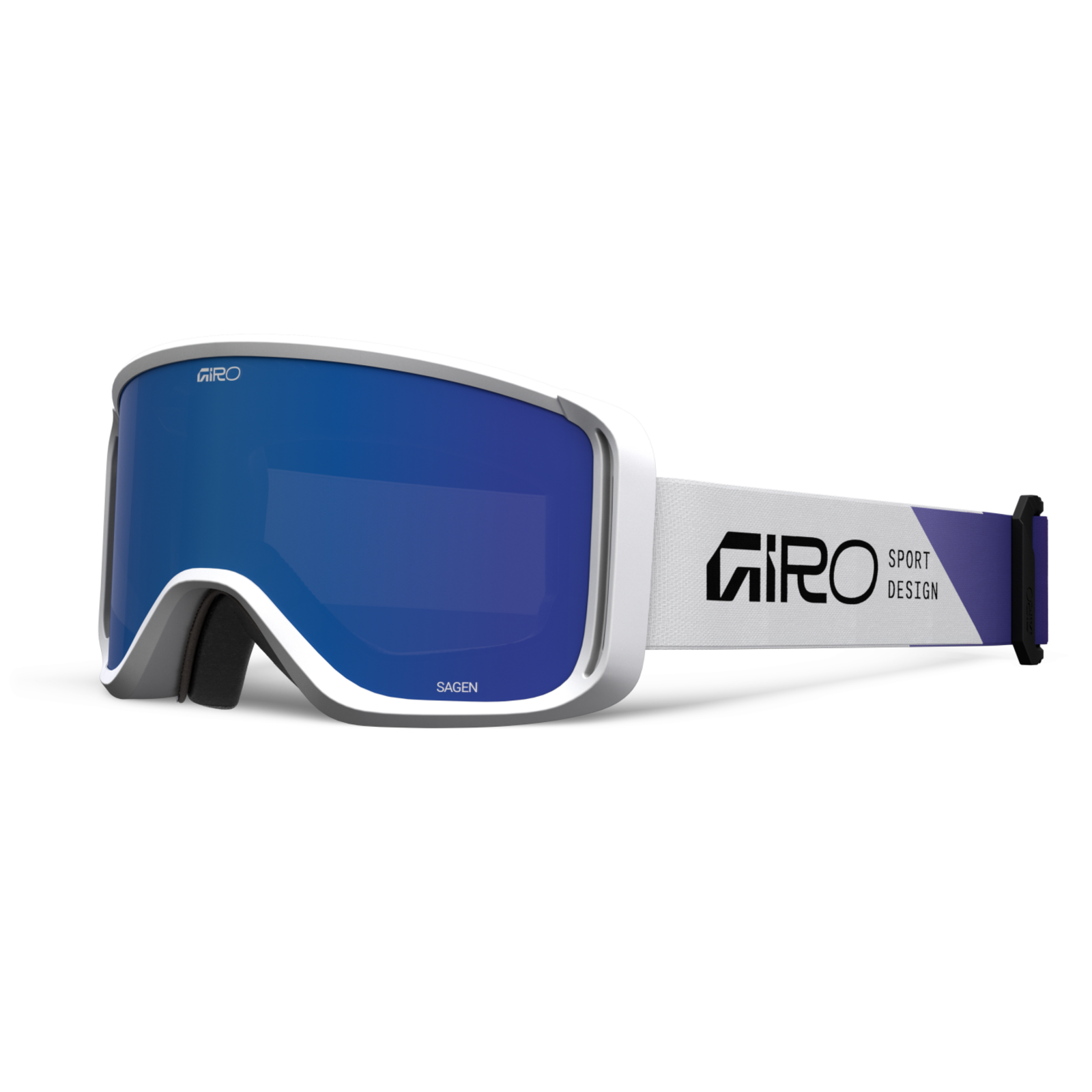 Giro Sagen Flash Goggle Herren blau, Grösse one size